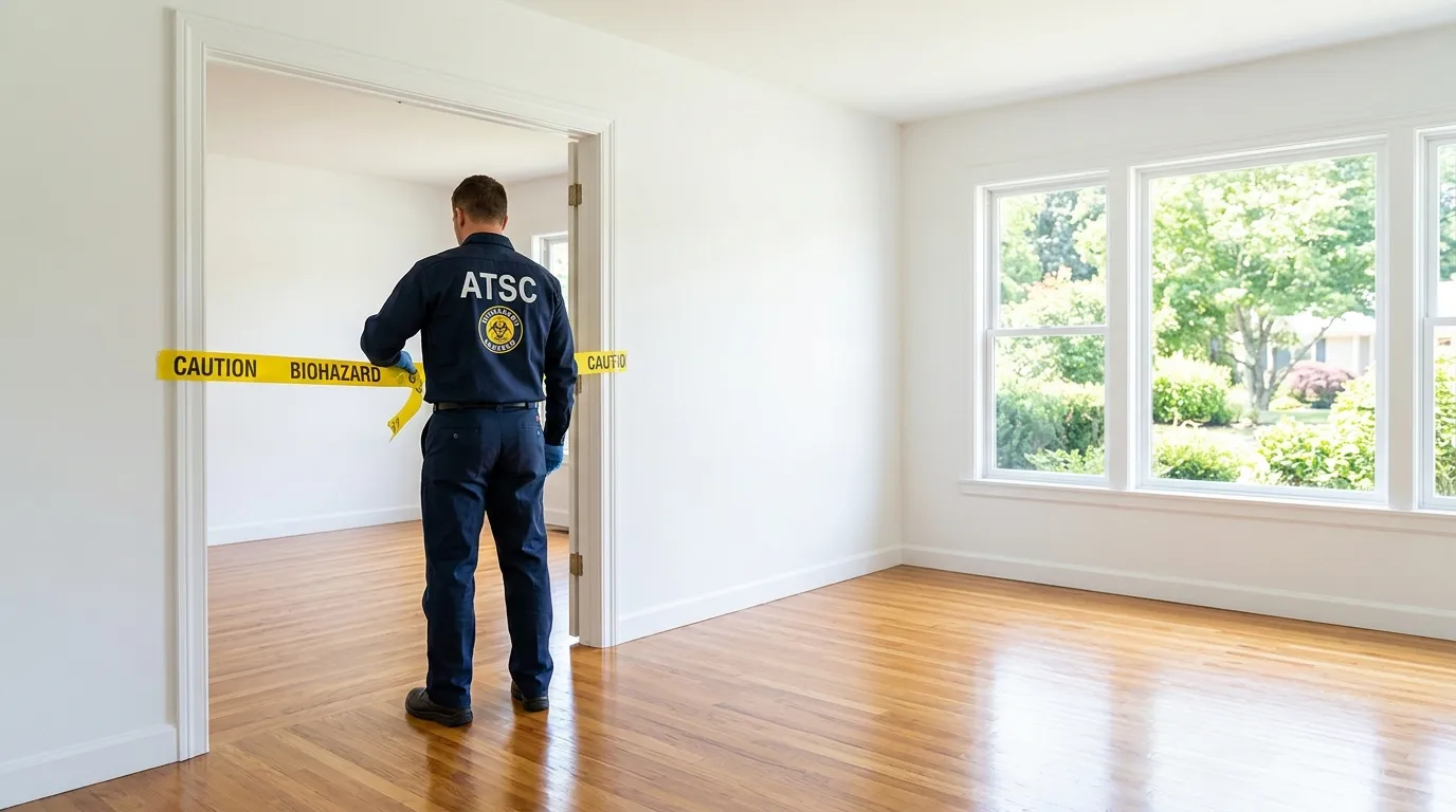 Certified biohazard cleanup crew performing Decomposition Cleanup in Avondale